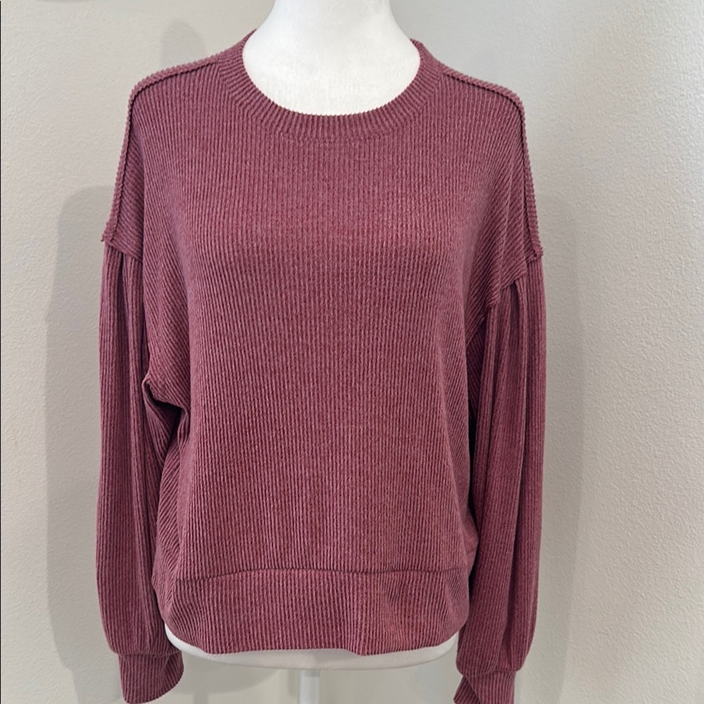 SO Women's Ribbed Top Dusty Rose